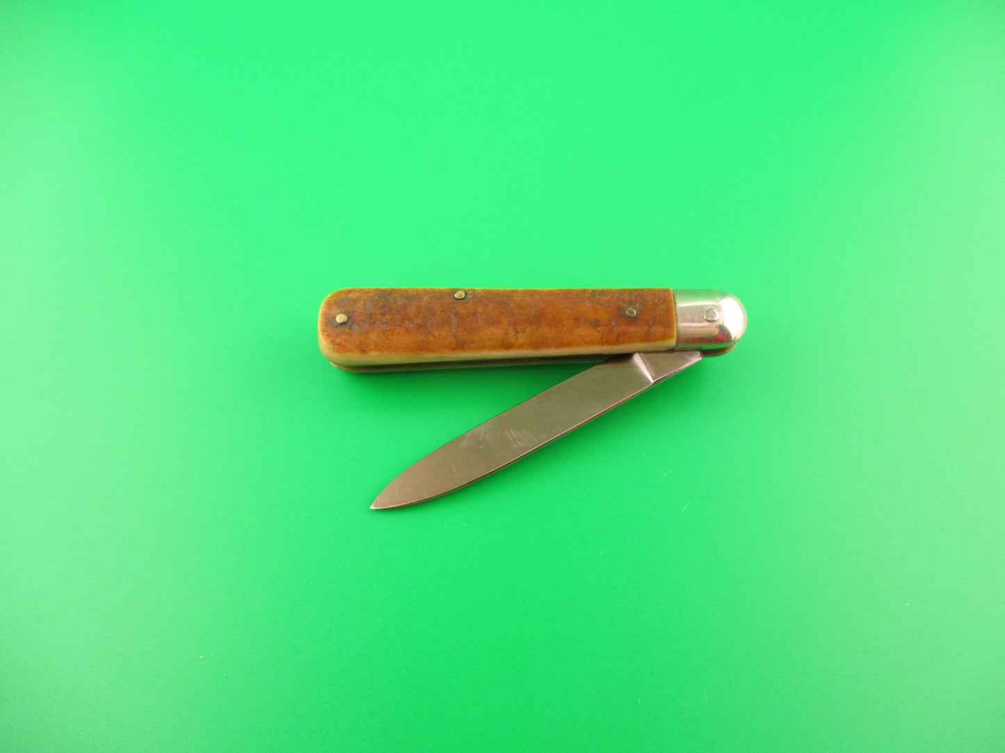 Rostfrei 16cm Italian Stag Cigar Slip joint 1970s vintage switchblade jack knife