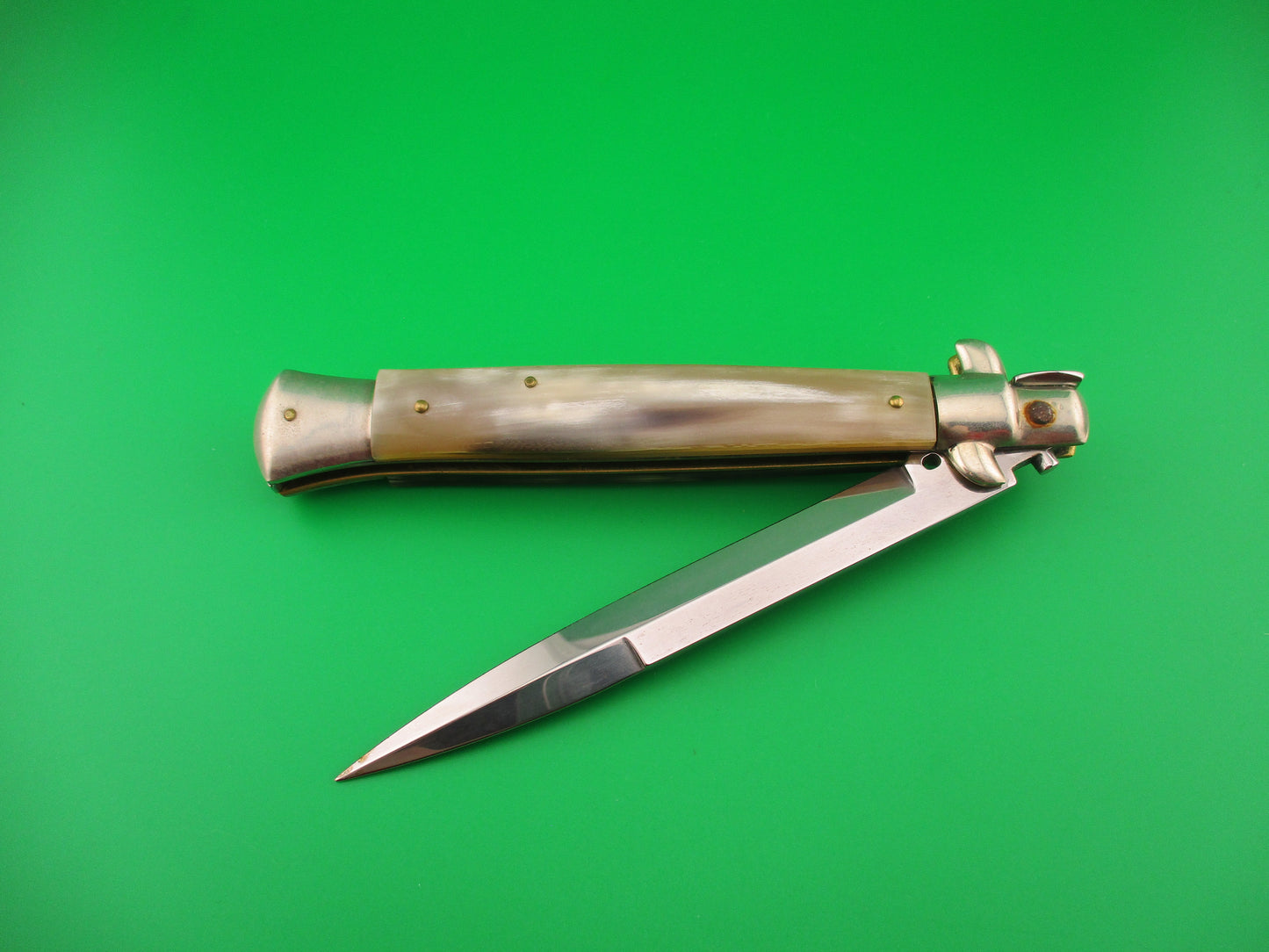 FRANK B ITALY 28cm Italian Picklock Stiletto Bayonet Honey Red dot automatic knife