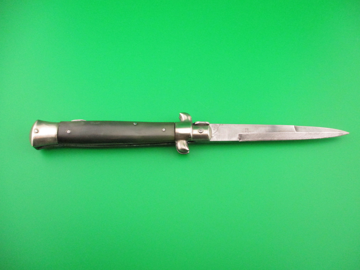 G.C.CO Italy 23cm Italian Manual Stiletto lockback w round shield knife fake switchblade
