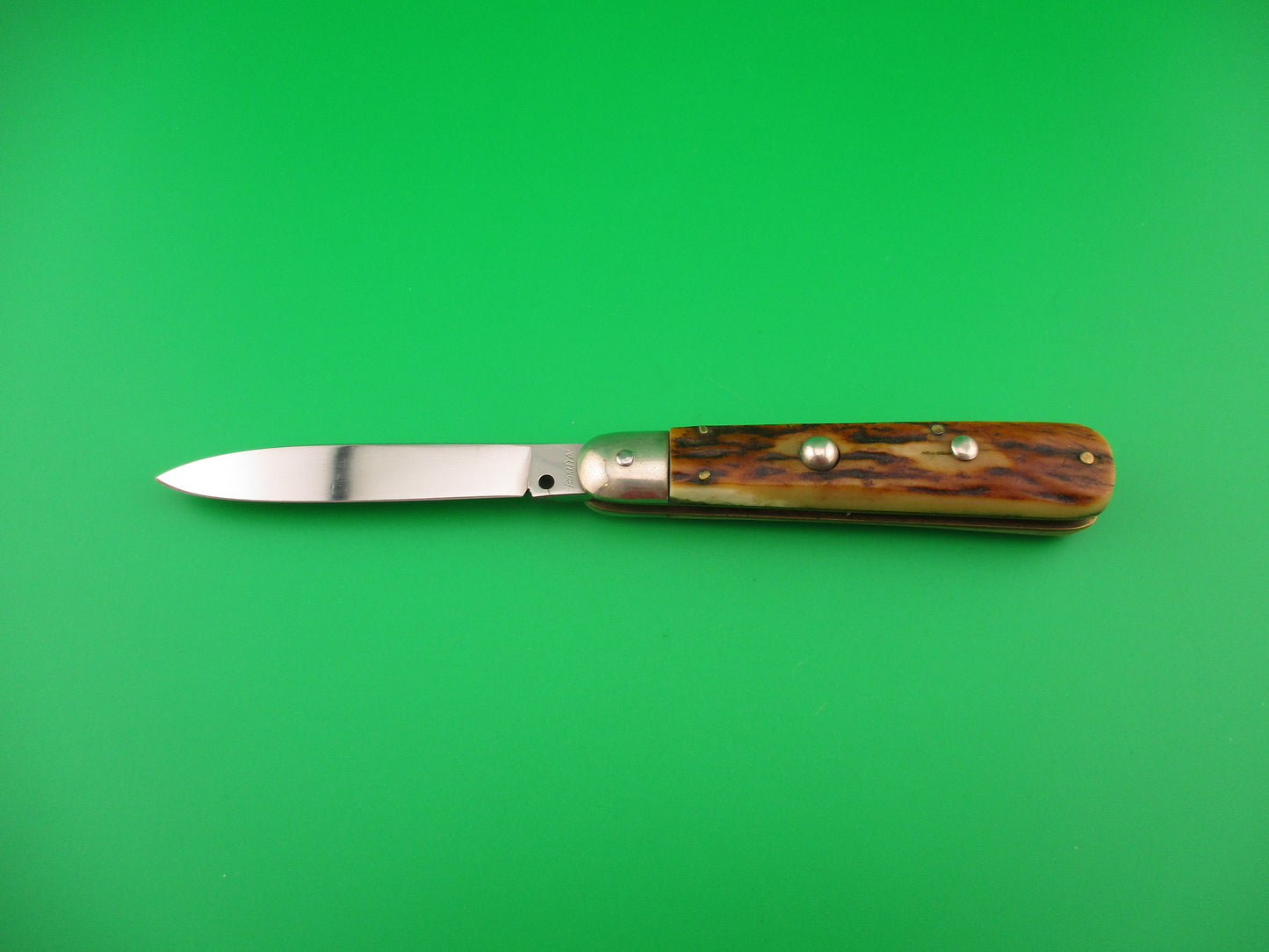 Rostfrei 16cm Italian Stag Cigar Slip joint 1970s vintage switchblade jack knife