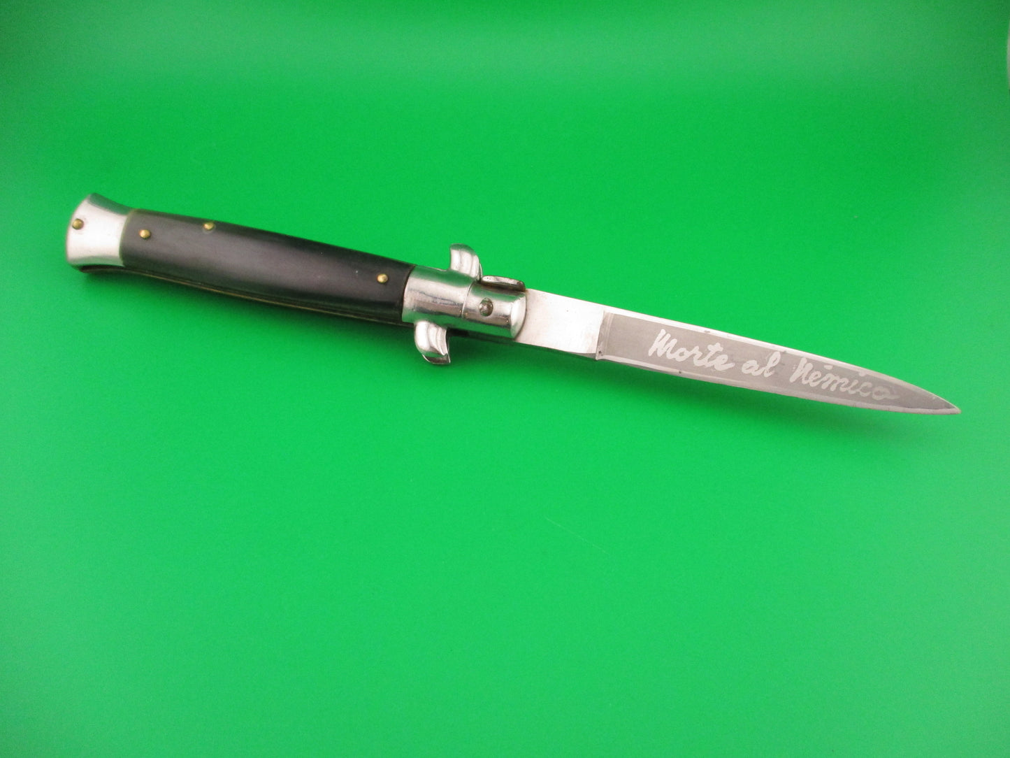 B Rostfrei 22cm Italian Vendetta Corsa Stiletto swivel bolster switchblade knife