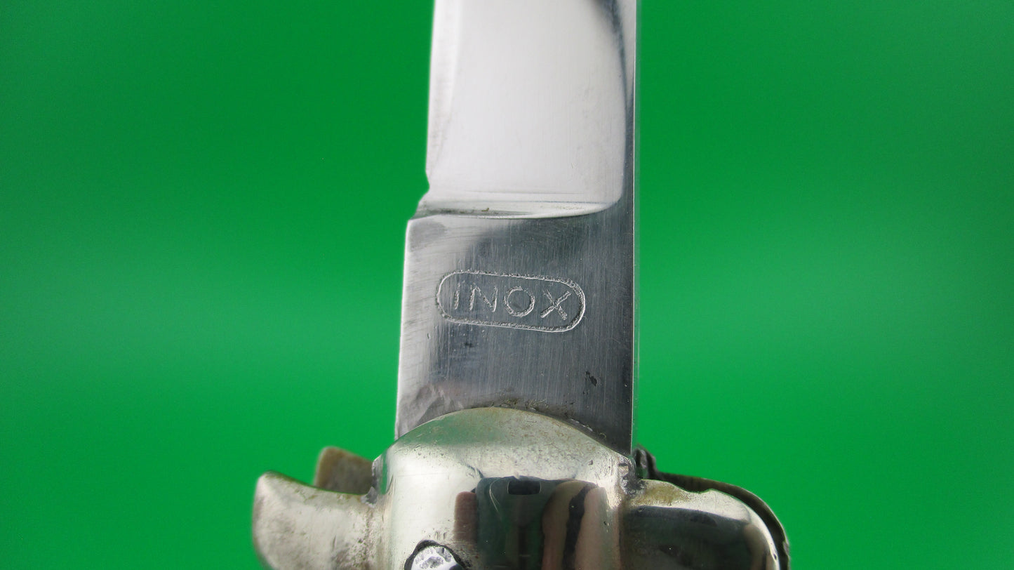 INOX 23cm Italian Derby bolster BoBc stiletto automatic knife