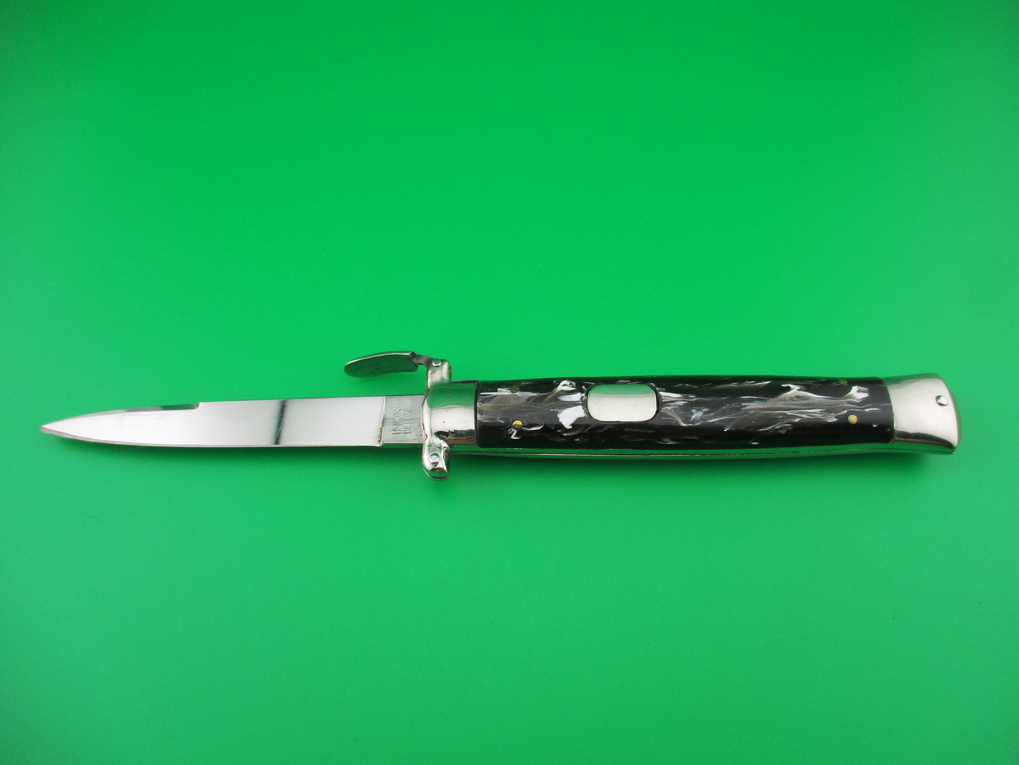 z WANDY INOX DEPOSE 21cm Italian 1960s Trapdoor flush button automatic knife