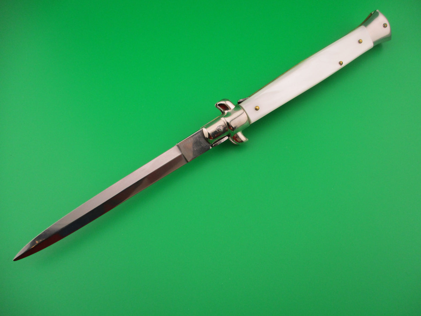 AB STILETTO ITALY 28cm Italian Pearlex Dagger Blade Stiletto switchblade knife