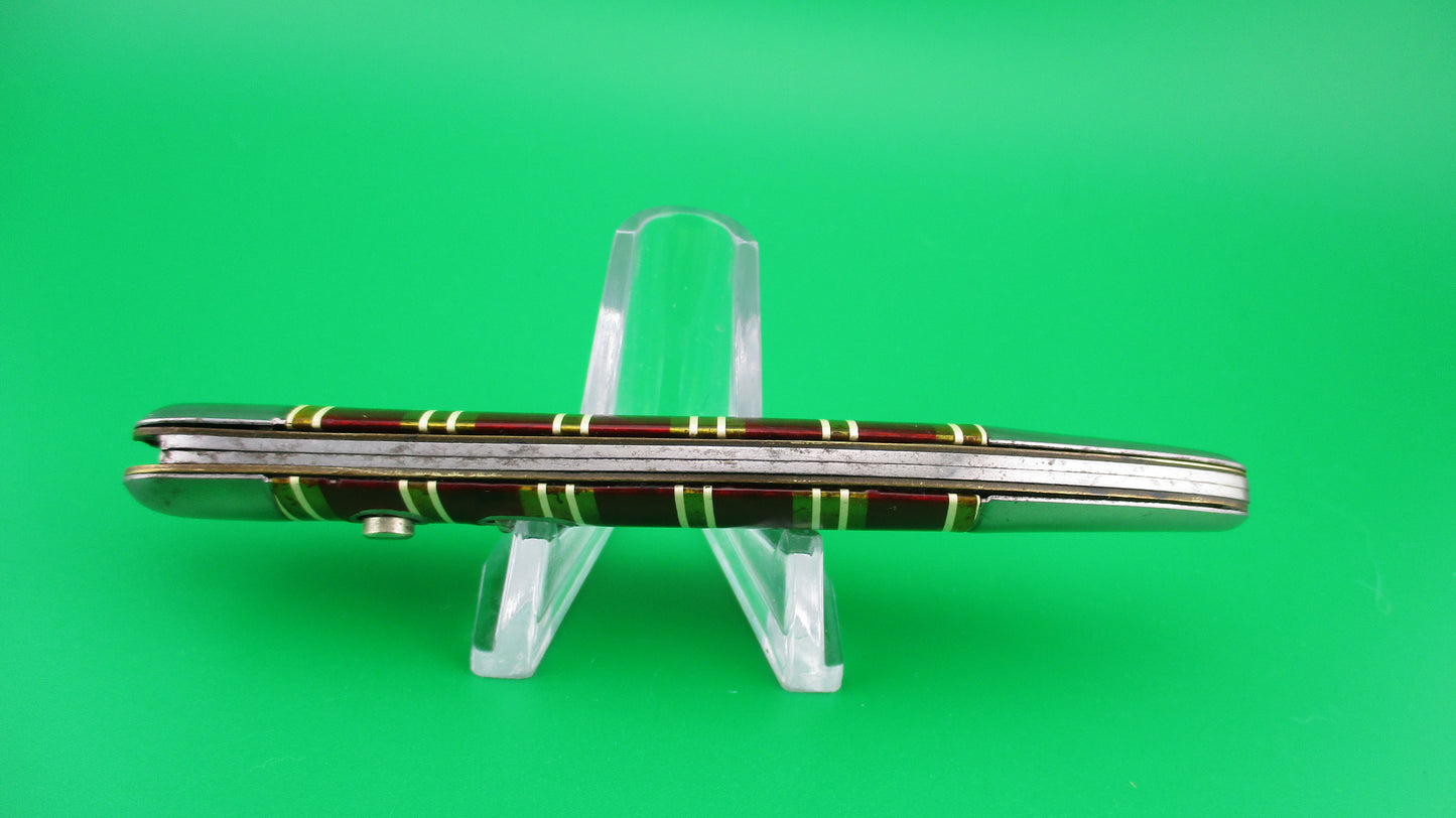 Hammer Brand Imperial Toothpick Candystripe 1950s vintage switchblade knife