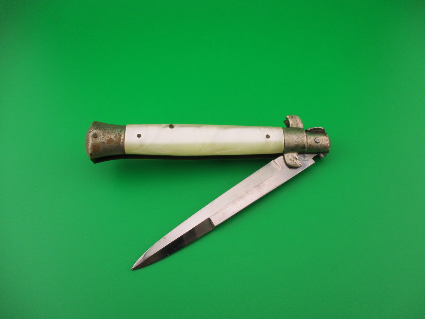 Rostfrei (slant) 23cm Italian Picklock Pearlex vintage 1950s automatic knife