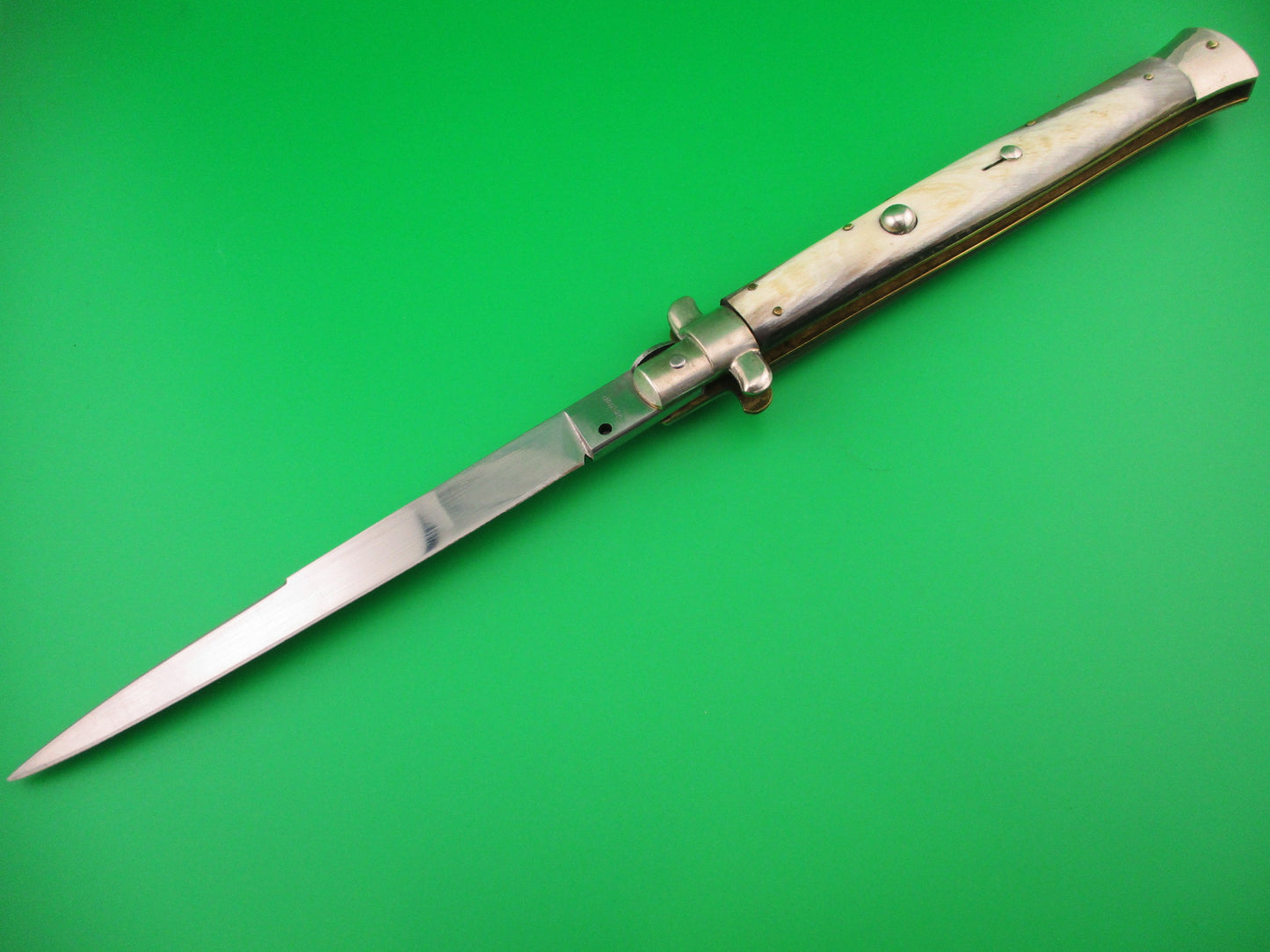 ROSTFREI PATENT 33cm Italian Humpback Coil spring Vintage Automatic knife