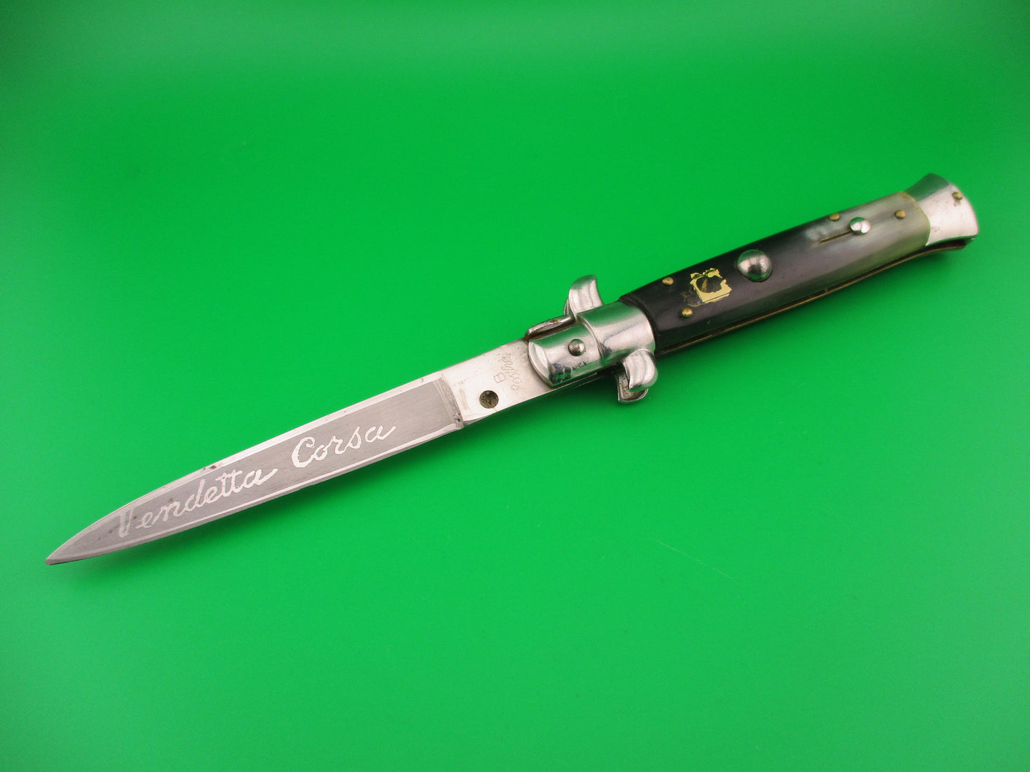 B Rostfrei 22cm Italian Vendetta Corsa Stiletto swivel bolster switchblade knife