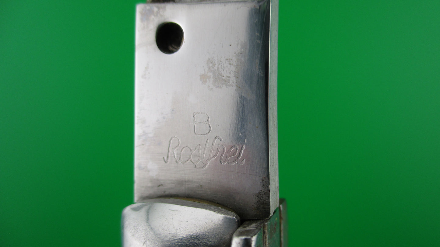 z B Rostfrei 33cm Italian Vendetta Corsa Stiletto swivel bolster switchblade knife