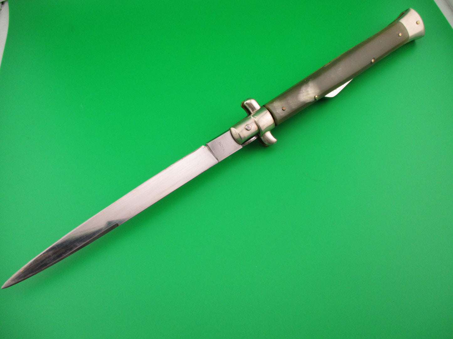 ROSTFREI PATENT 33cm Italian Humpback Coil spring Vintage Automatic knife