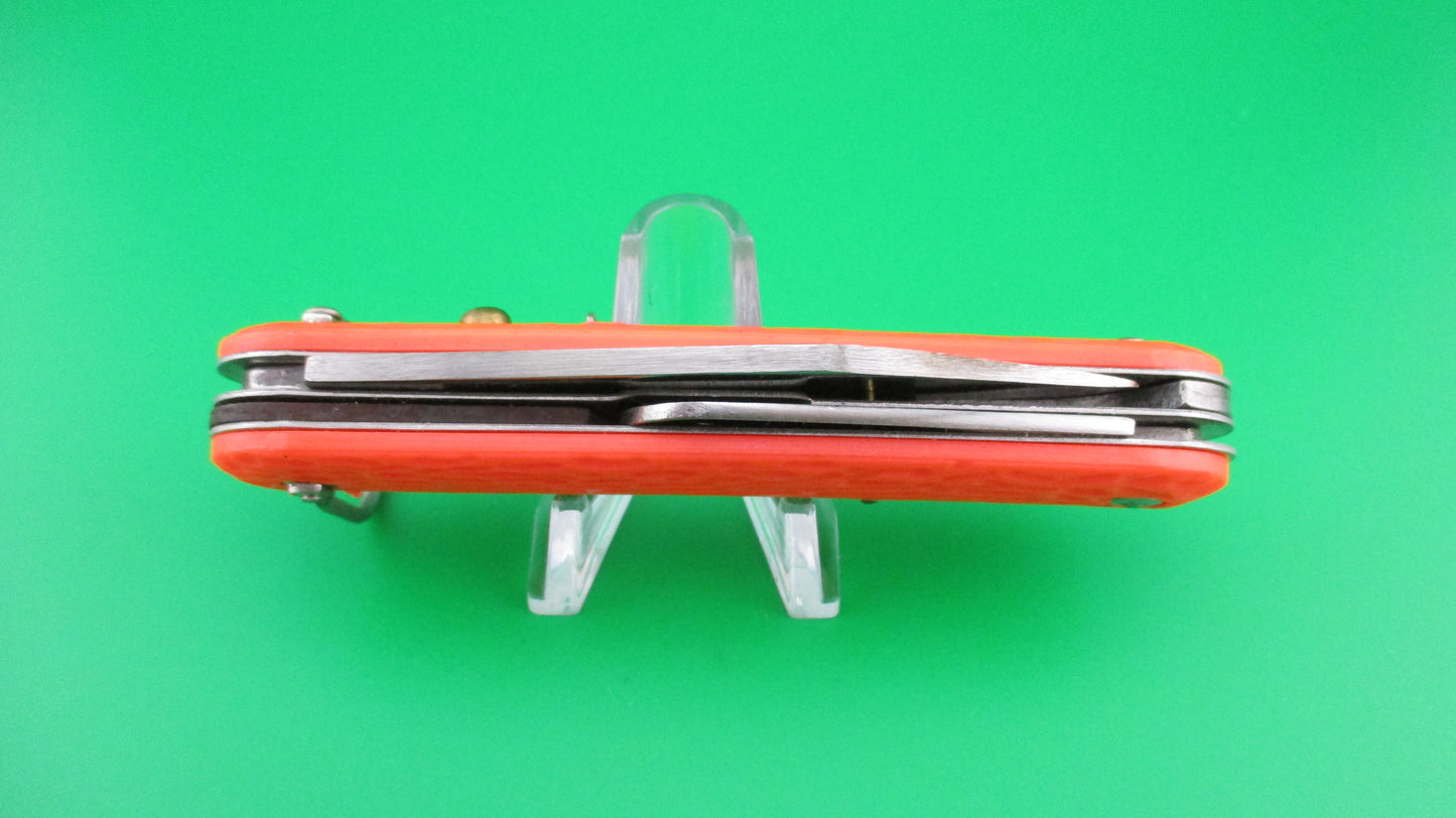z Logan Smyth Venice FL Orange Paratrooper knife New Old Stock
