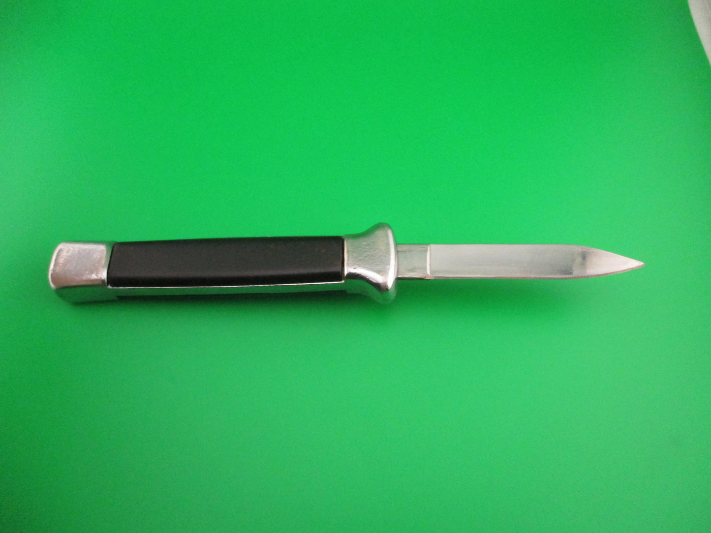 STAINLESS ROSTFREI 21cm Black OTF DA Chef's Hat bolstered automatic knife