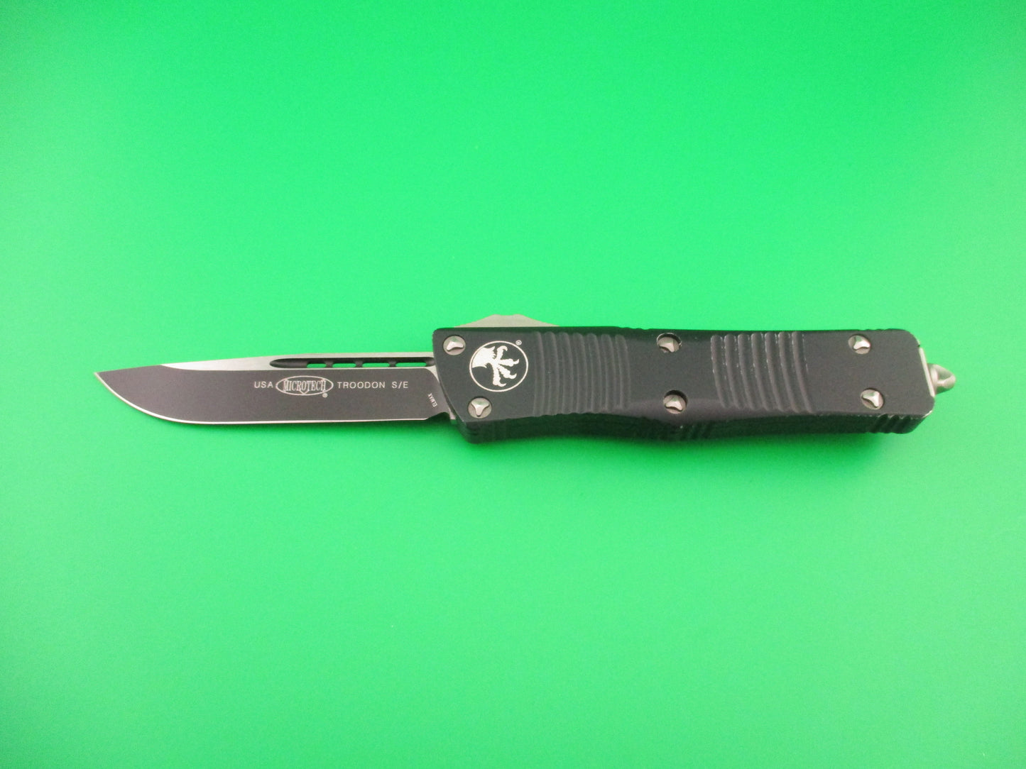 MICROTECH USA TROODON S/E Black/Black OTF DA Automatic Knife NIB