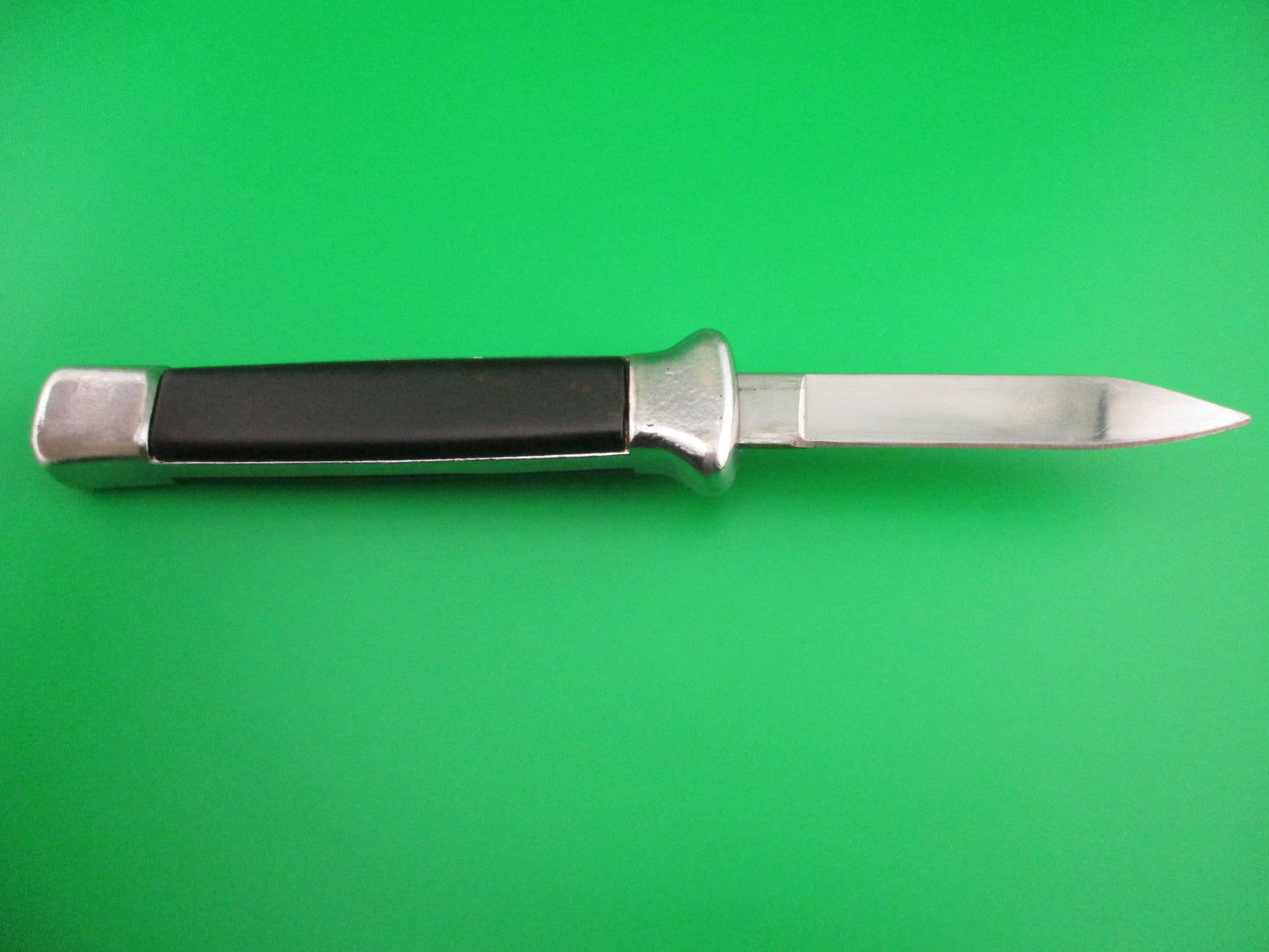 STAINLESS ROSTFREI 21cm Black OTF DA Chef's Hat bolstered automatic knife