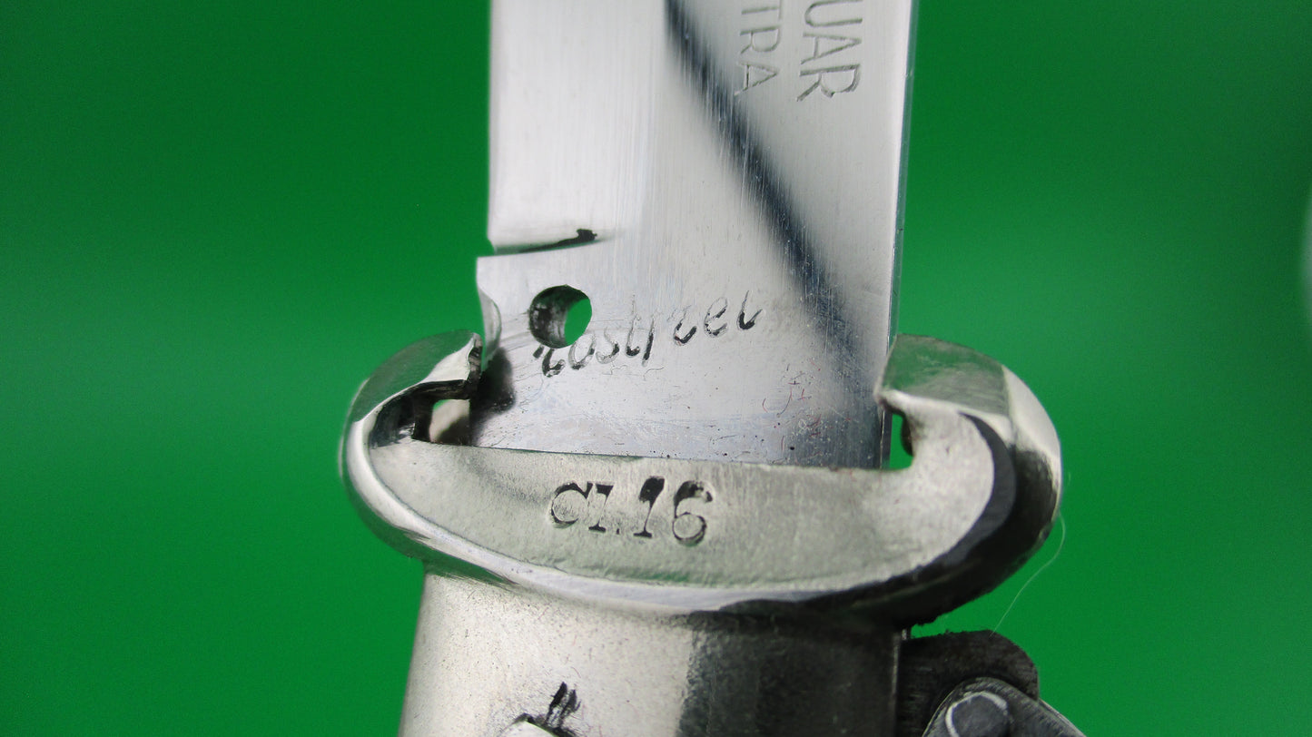 JAGUAR EXTRA Rostfrei (slant) 25cm Italian Shell puller Fulcrum release 2 blade automatic