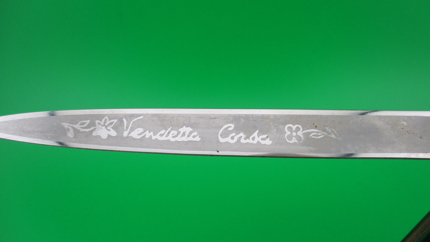 z B Rostfrei 33cm Italian Vendetta Corsa Stiletto swivel bolster switchblade knife