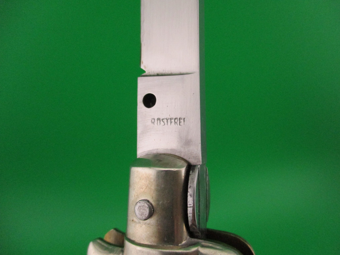 ROSTFREI PATENT 33cm Italian Humpback Coil spring Vintage Automatic knife