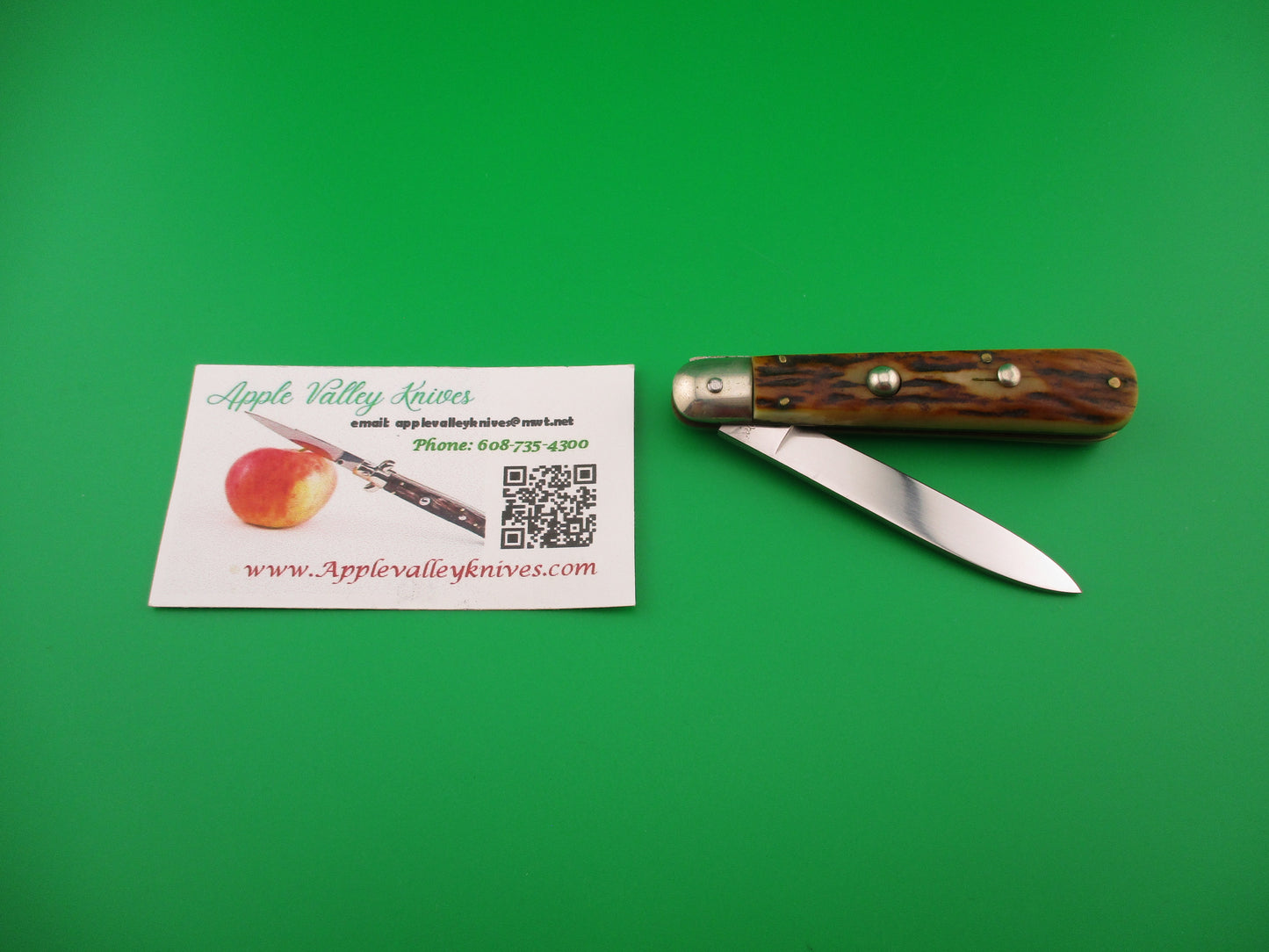 Rostfrei 16cm Italian Stag Cigar Slip joint 1970s vintage switchblade jack knife