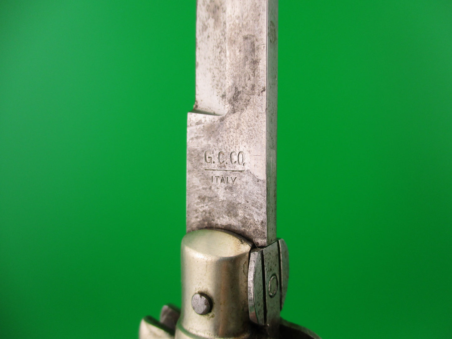 G.C. CO ITALY 28cm Italian Picklock manual Stiletto 1960s vintage fake button knife