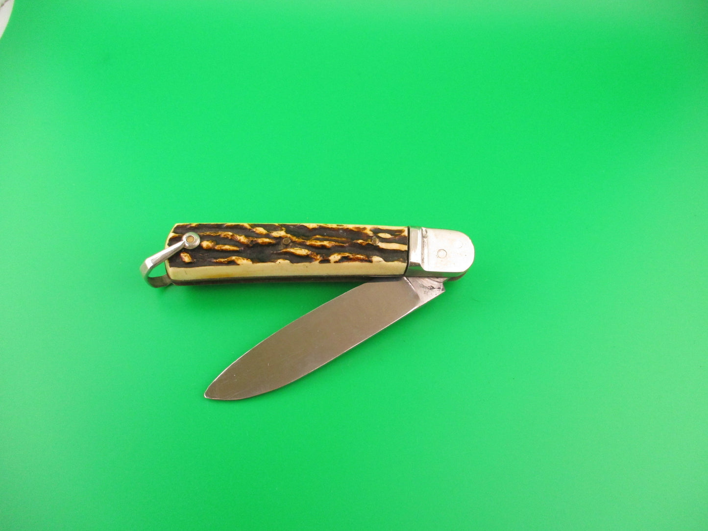 MAKINOX 18cm French Lever Imitation Stag Vintage automatic knife