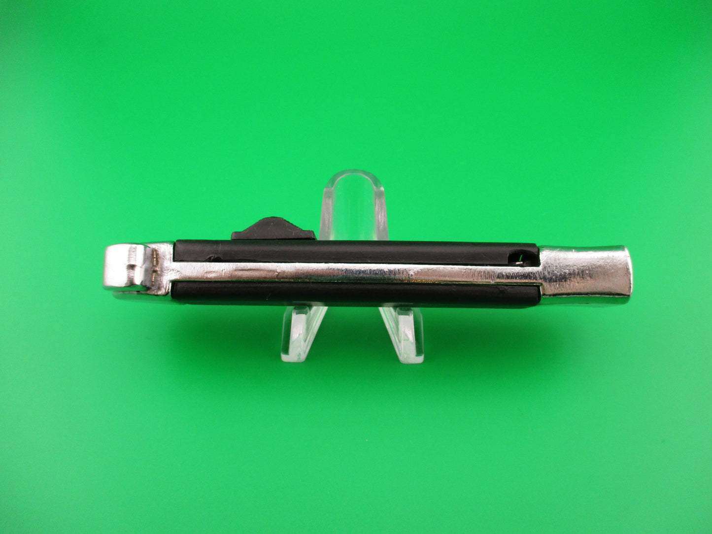 BELL 20cm SUPER-AUTOMATIC Black DA OTF switchblade knife w Gold letters