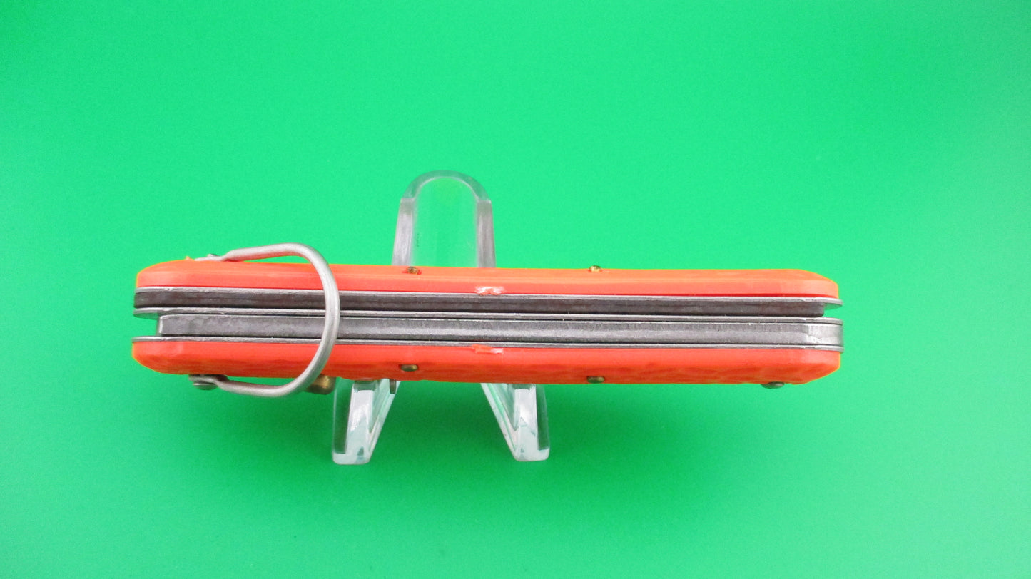 z Logan Smyth Venice FL Orange Paratrooper knife New Old Stock