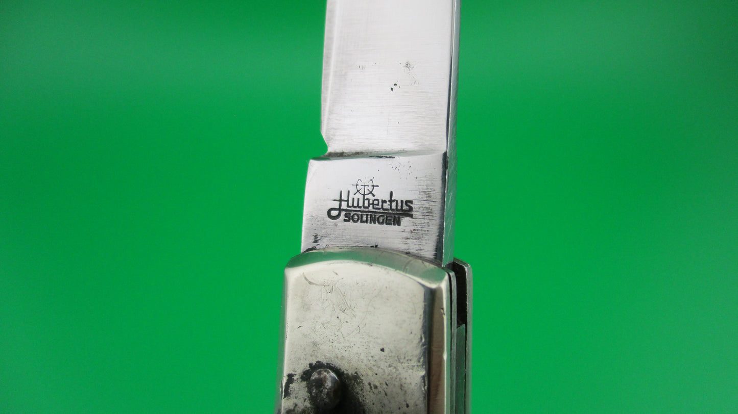 HUBERTUS SOLINGEN ROSTFREI 11cm German Slimline lever switchblade stamped
