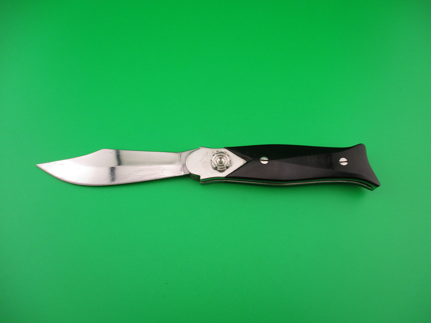 RPK 18cm Russian Prison Knife Vintage Automatic Black & silver coilspring
