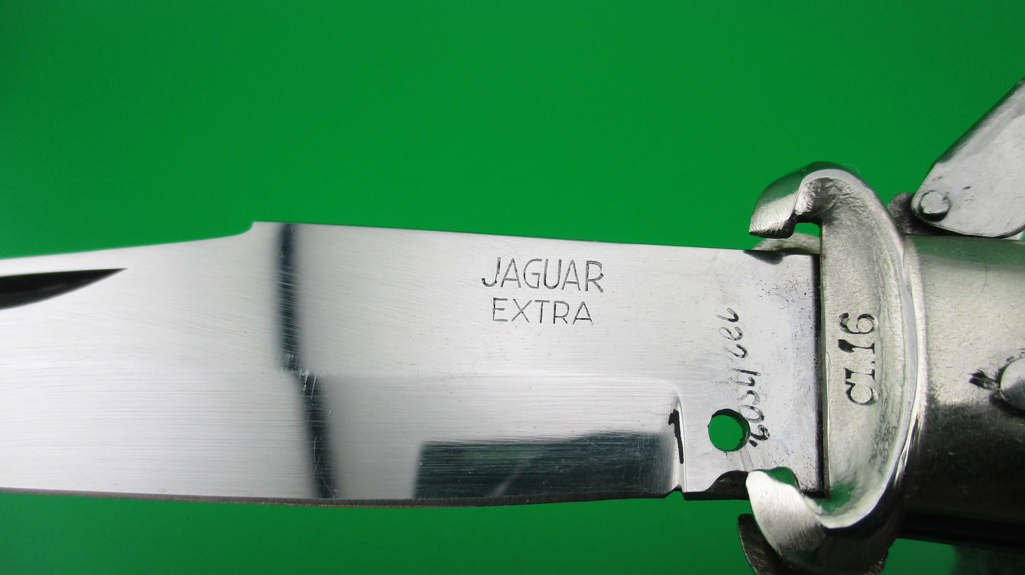 JAGUAR EXTRA Rostfrei (slant) 25cm Italian Shell puller Fulcrum release 2 blade automatic