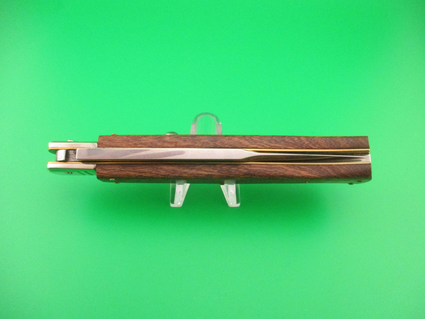 D.M Dolphins 28cm Italian SHARK Bayonet lockback Wood handled automatic knife