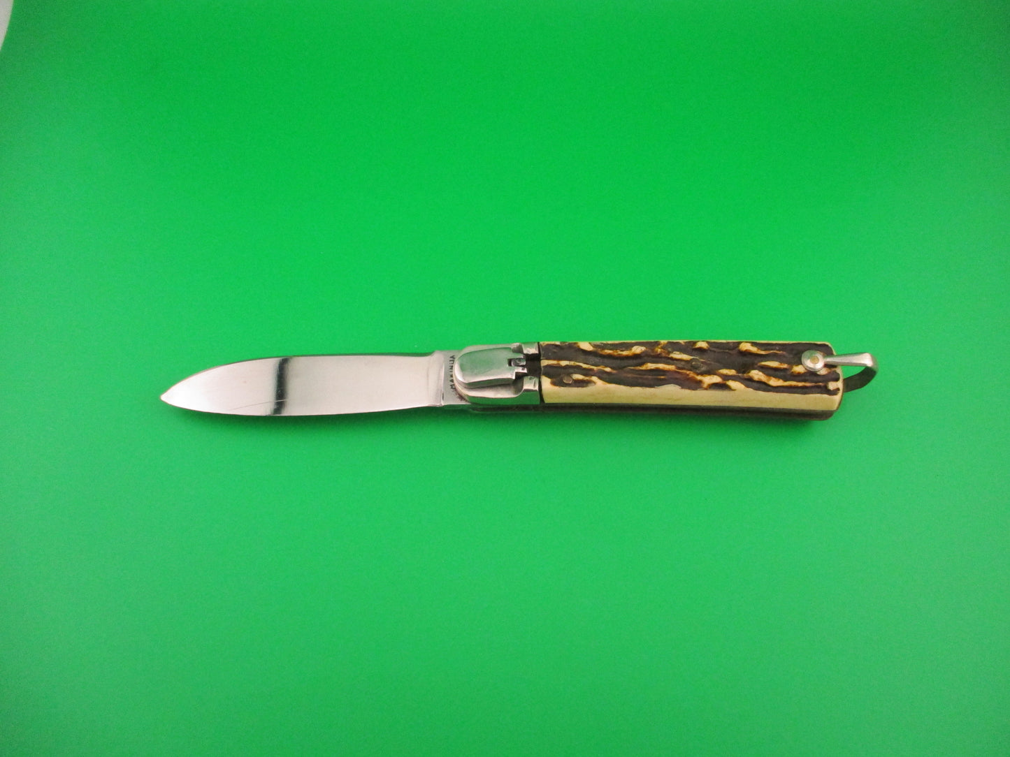 MAKINOX 18cm French Lever Imitation Stag Vintage automatic knife