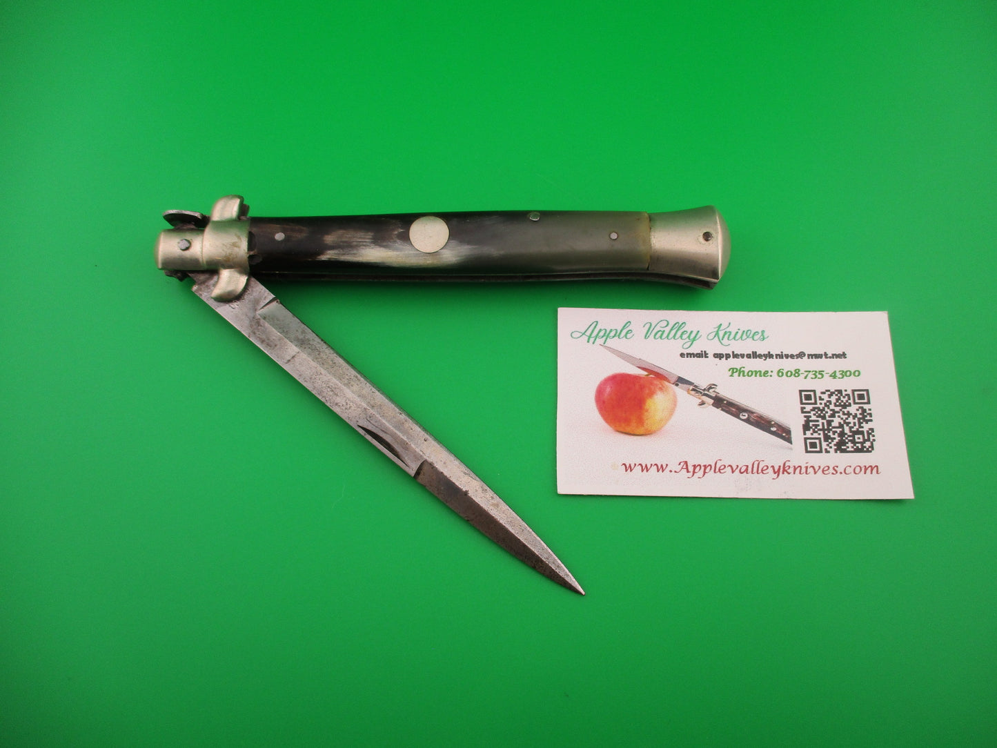 G.C. CO ITALY 28cm Italian Picklock manual Stiletto 1960s vintage fake button knife