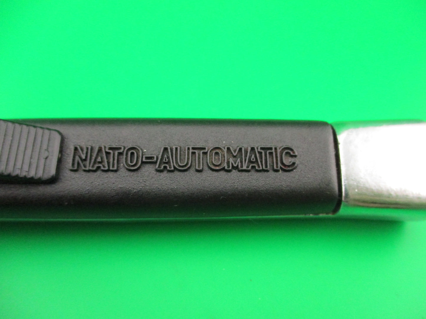 STAINLESS ROSTFREI 21cm Black OTF DA Chef's Hat bolstered automatic knife