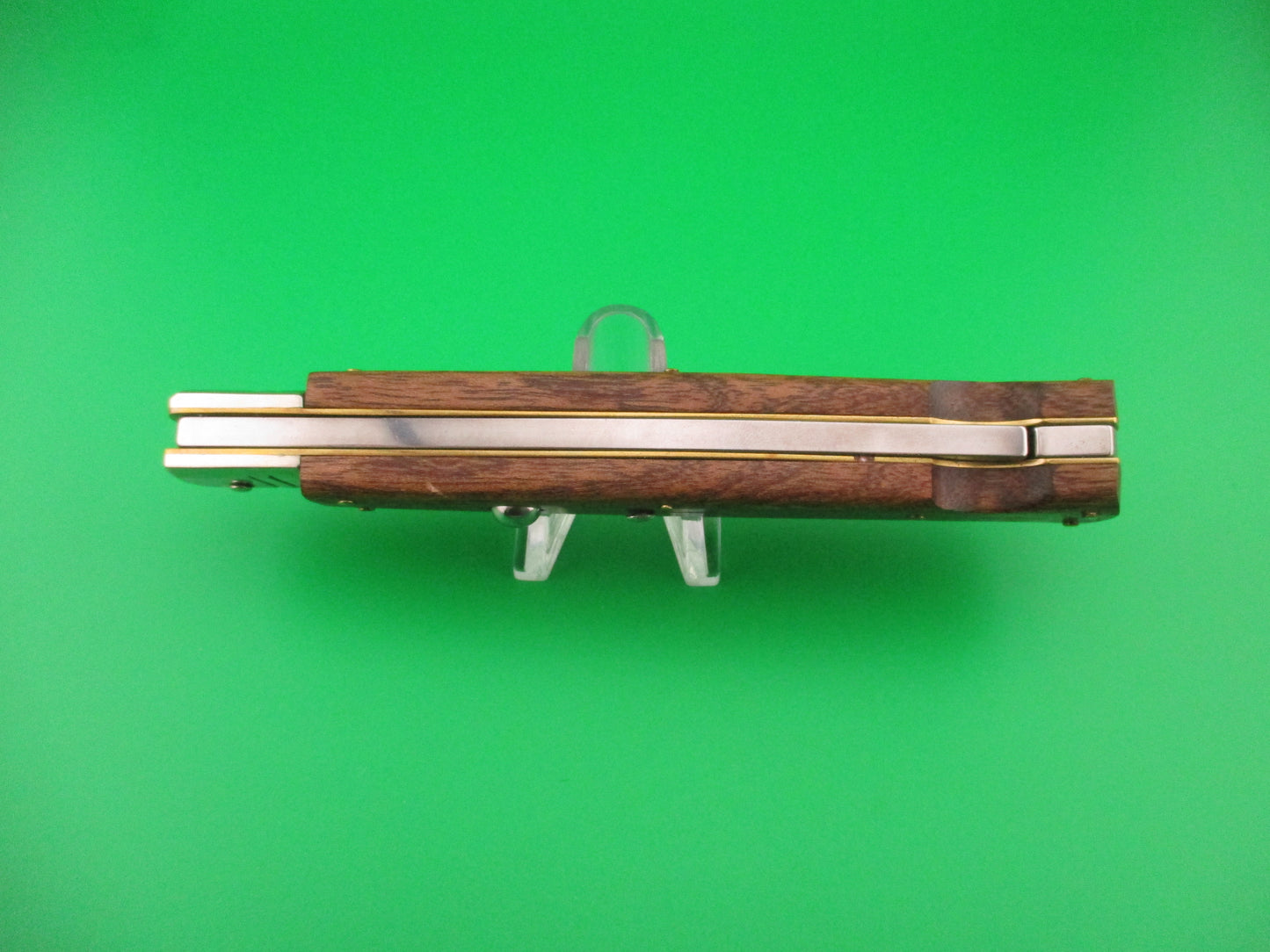 D.M Dolphins 28cm Italian SHARK Bayonet lockback Wood handled automatic knife