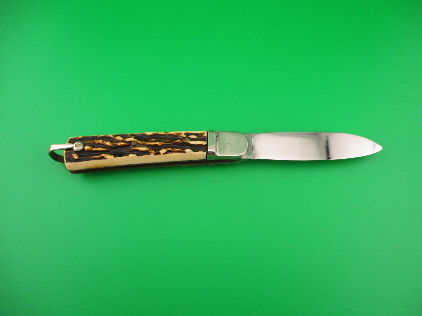 MAKINOX 18cm French Lever Imitation Stag Vintage automatic knife