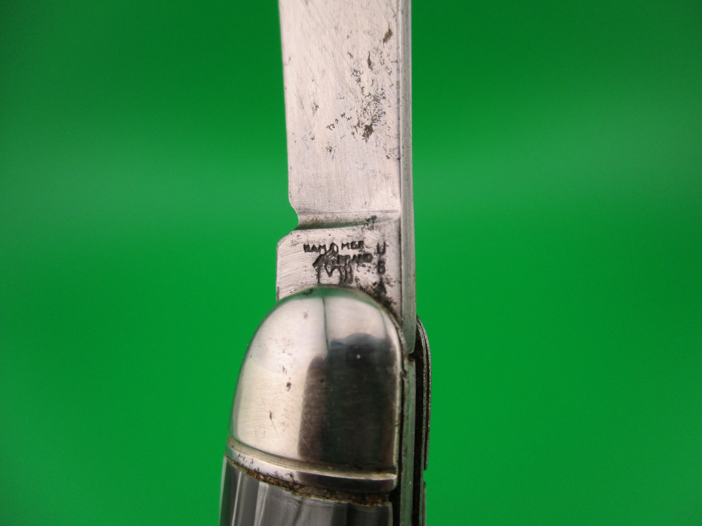 Hammer Brand Imperial Serpentine Utility Jack Gray Pearl celluloid switchblade