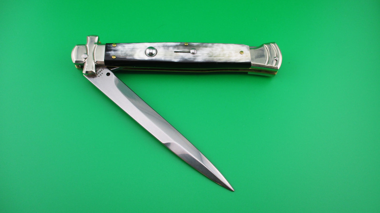 Z AGA CAMPOLIN 28cm Italian Maltese Cross Brazilian horn automatic knife
