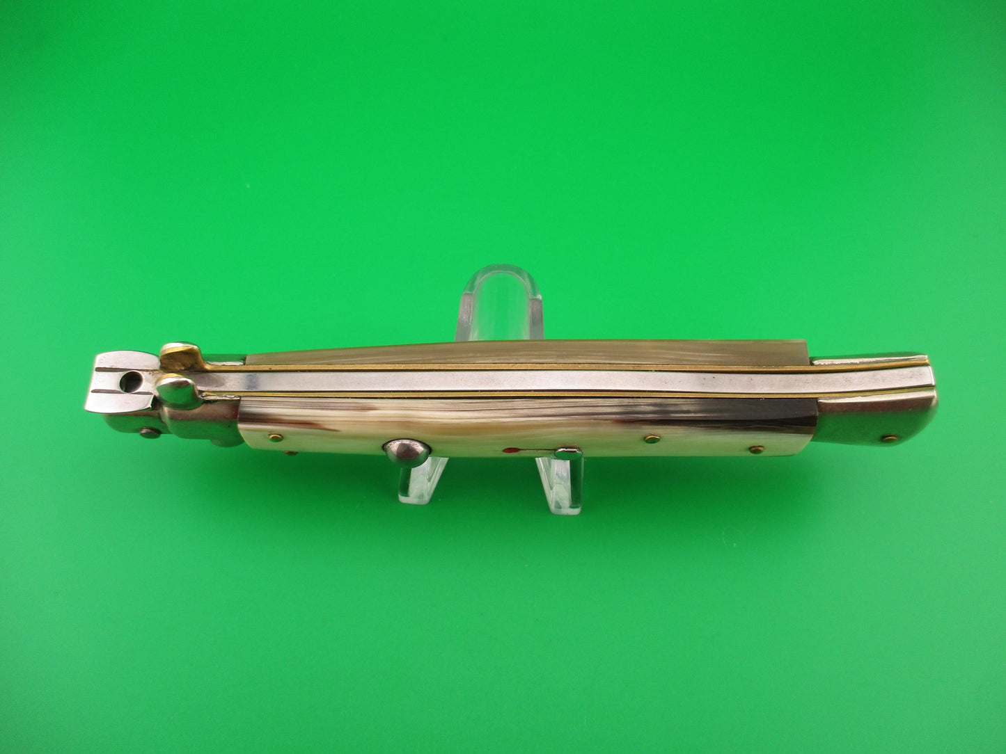 FRANK B ITALY 28cm Italian Picklock Stiletto Bayonet Honey Red dot automatic knife