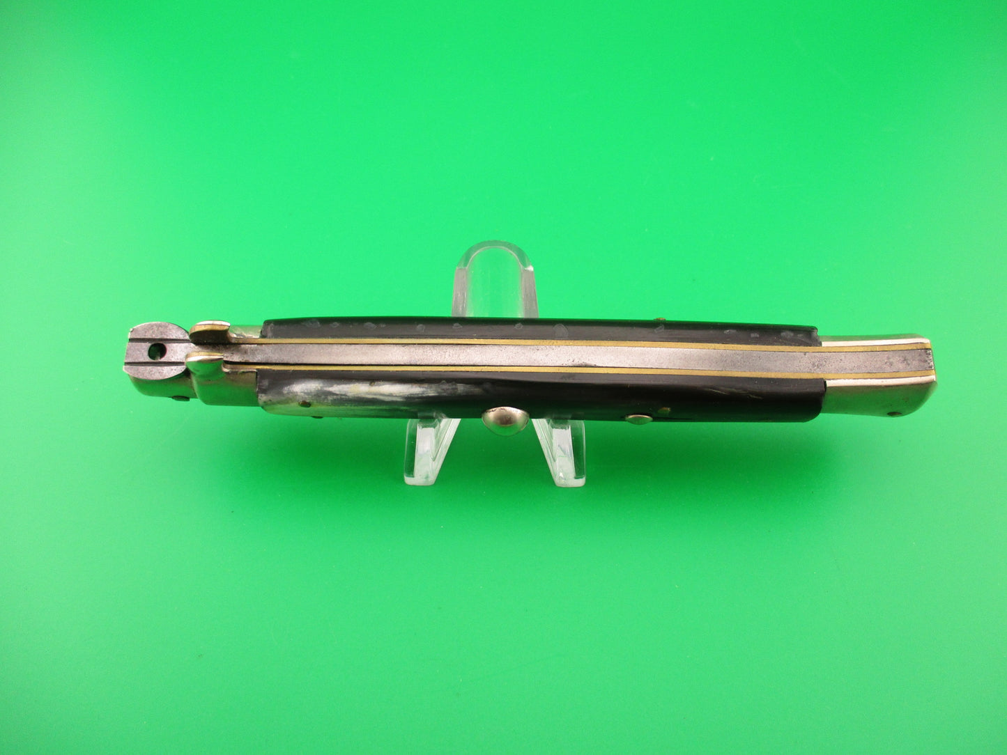 M ITALY INOX 28cm Italian Picklock Kris blade 1950s Horn automatic knife