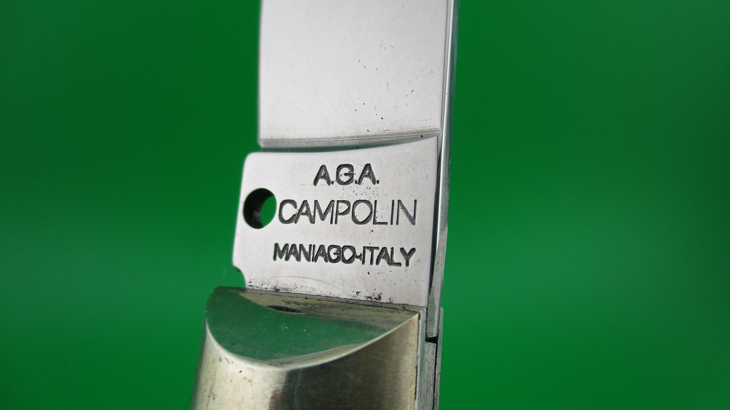 z AGA CAMPOLIN MANIAGO ITALY 21cm Italian Pattada automatic knife