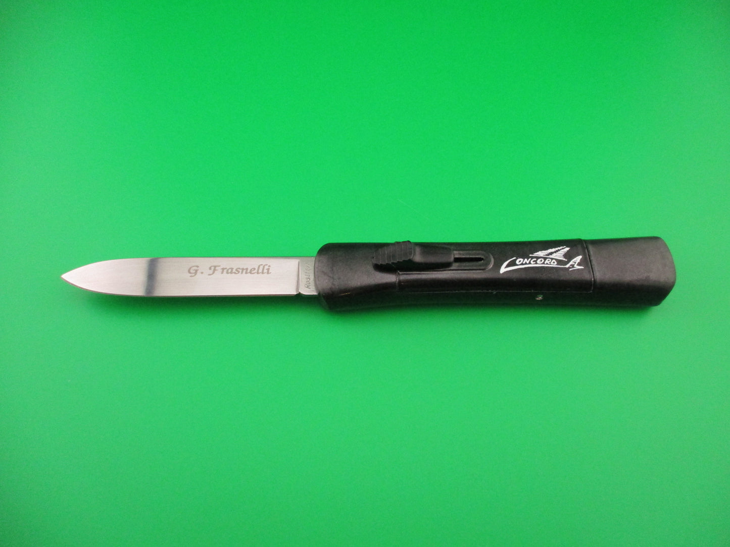 Rostfrei G. Frasnelli 21cm Italian CONCORD OTF DA Black automatic knife