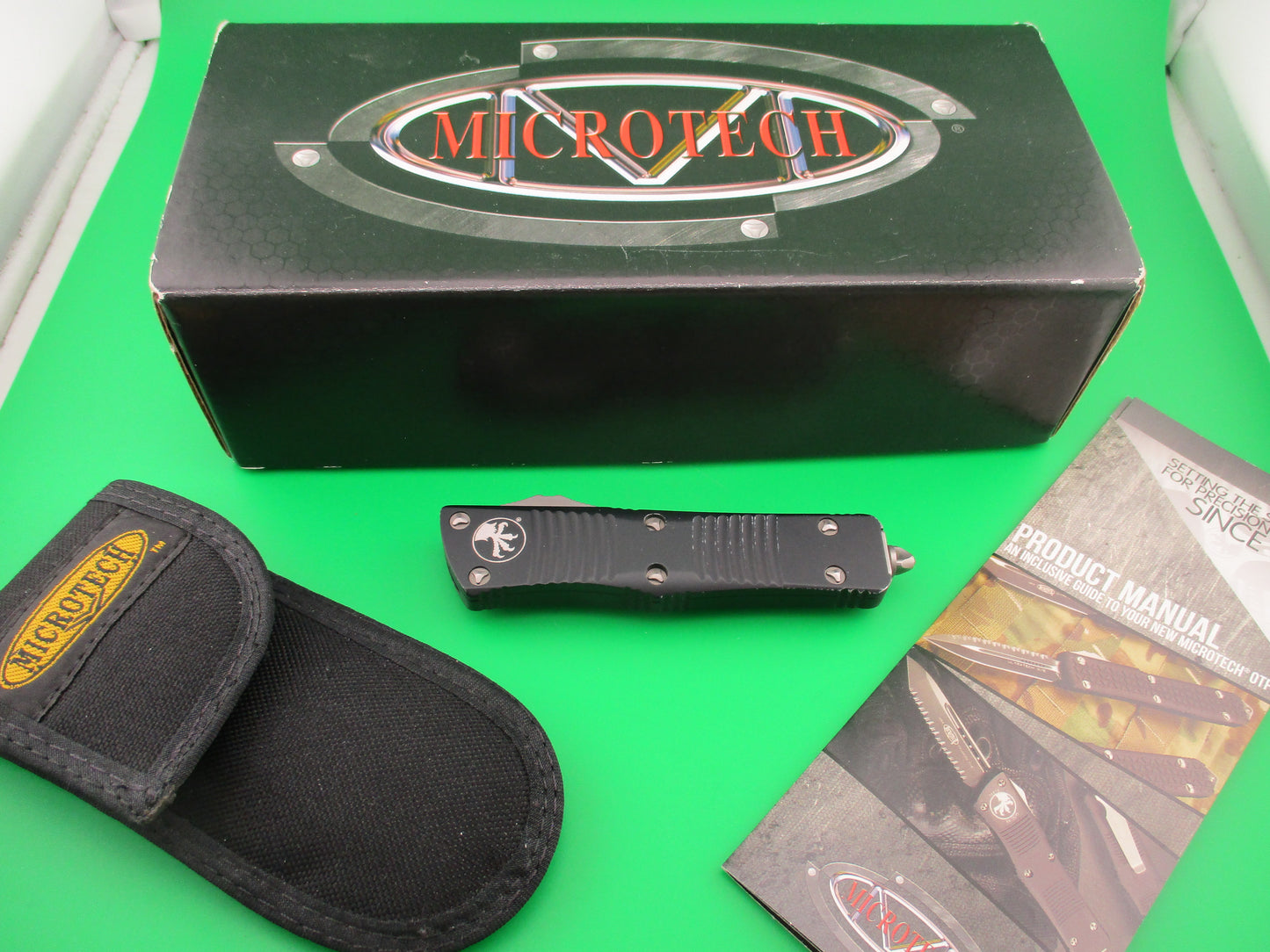 MICROTECH USA TROODON S/E Black/Black OTF DA Automatic Knife NIB