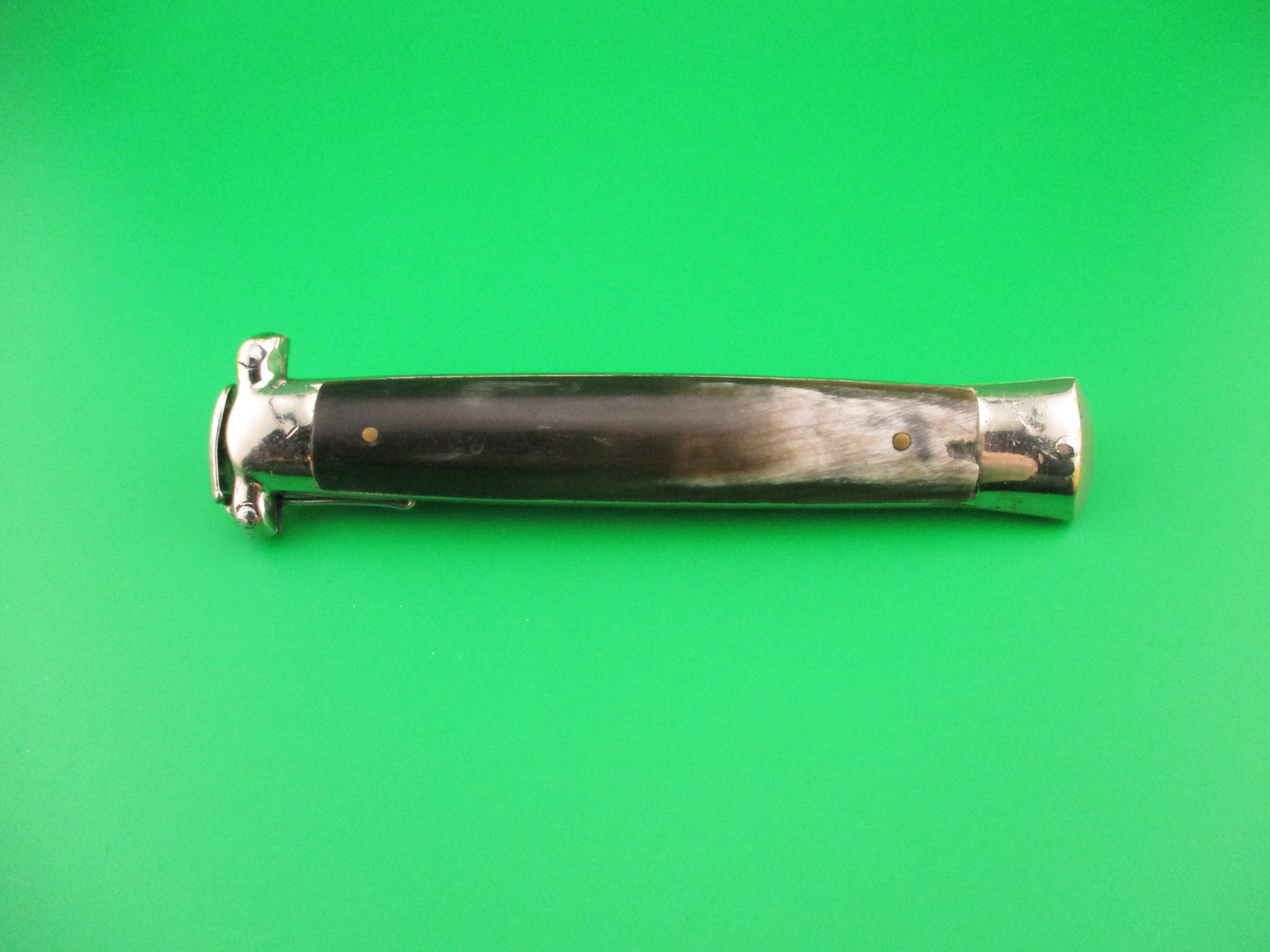 C JUL HERBERTZ 21cm 1960s Italian Trapdoor OTF Red dot switchblade knife