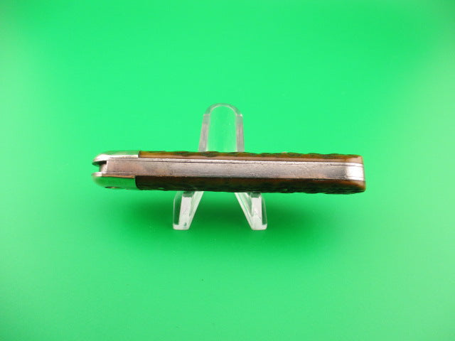 Press Button Knife Co Business Clip blade picked bone switchblade knife model 510