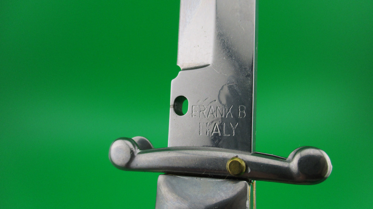 z FRANK B ITALY 28cm Italian Swing Guard Dark Horn automatic knife