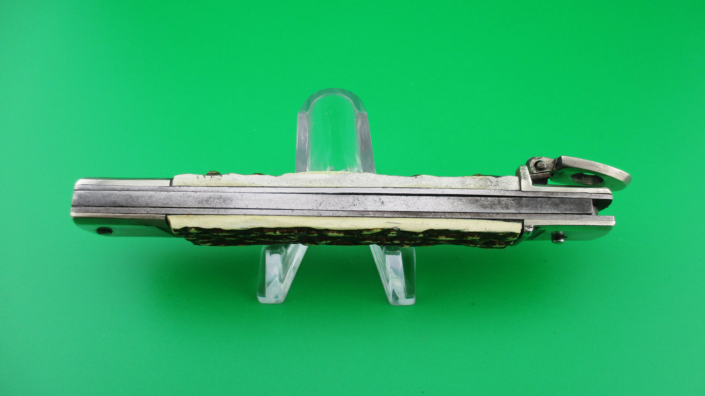 HUBERTUS SOLINGEN ROSTFREI 11cm German Slimline lever switchblade stamped