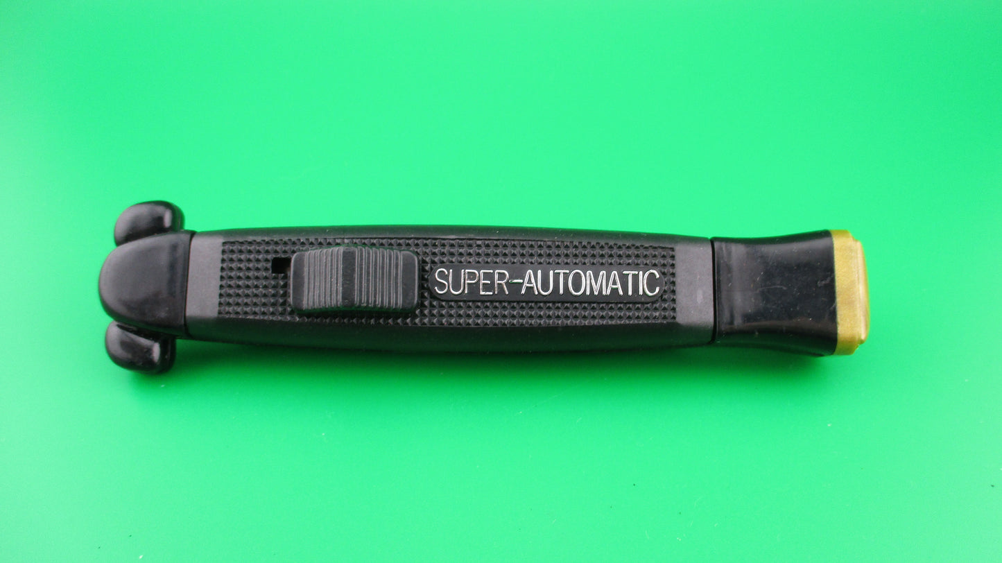 z STAINLESS SUPER-AUTOMATIC OTF DA 21cm Black & Gold switchblade knife