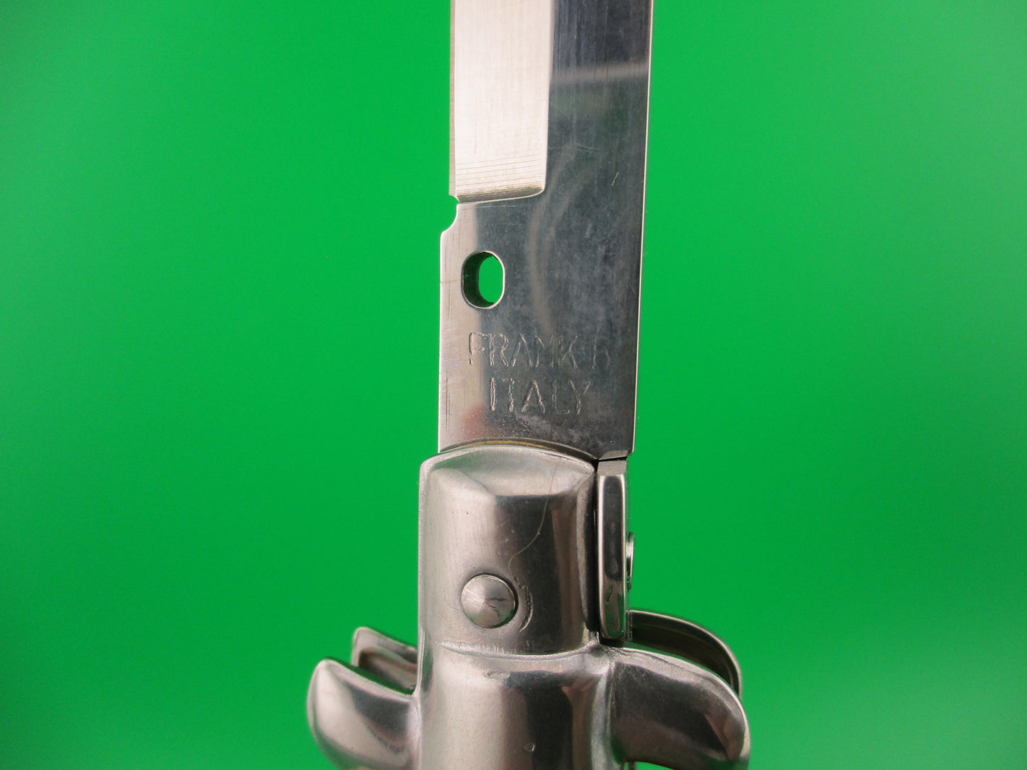FRANK B ITALY 28cm Italian 11 inch Bayonet Honey Horn swivel bolster automatic knife