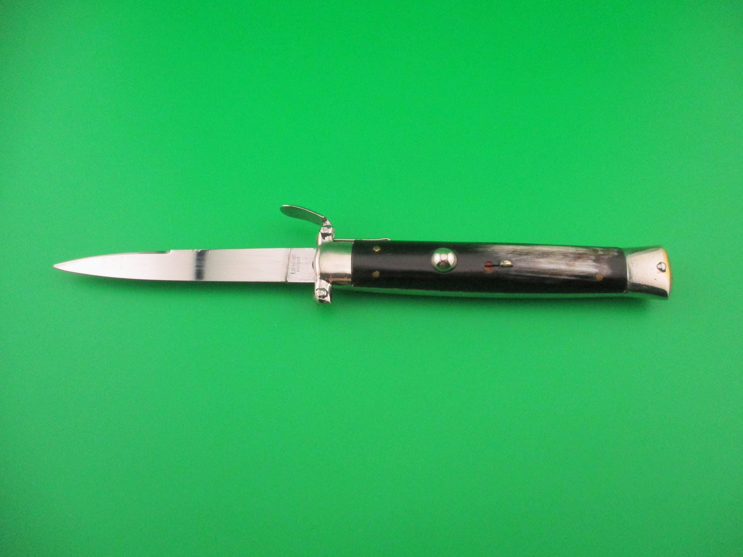 C JUL HERBERTZ 21cm 1960s Italian Trapdoor OTF Red dot switchblade knife