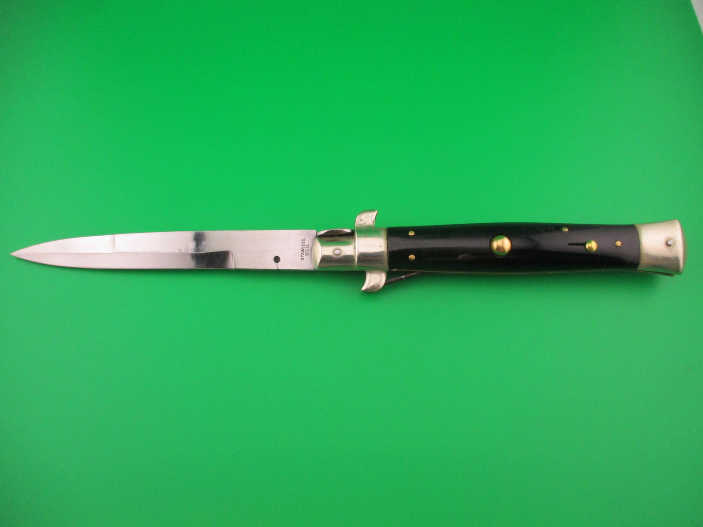 STAINLESS STEEL 28cm Japanese Picklock Black Vintage automatic knife